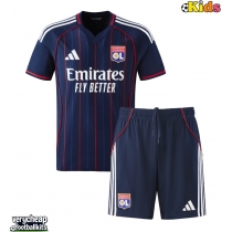 Olympique Lyonnais Replica Away Minikit 2025-26 Short Sleeve (+ pants)